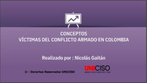 CONCEPTOS VÍCTIMAS DEL CONFLICTO ARMADO