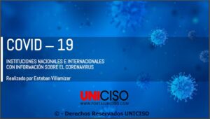 BASES DE DATOS CON INFORMACIÓN SOBRE EL COVID - 19