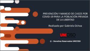 MANEJO COVID 19 PARA POBLACIÓN PRIVADA DE LA LIBERTAD