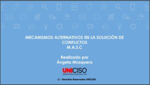 MECANISMOS ALTERNATIVOS