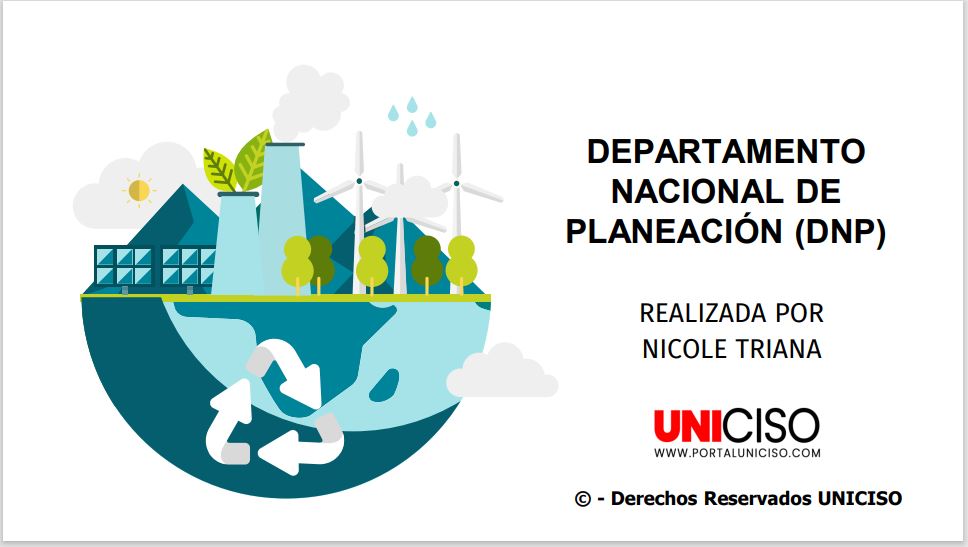 DEPARTAMENTO NACIONAL DE PLANEACIÓN (DNP)