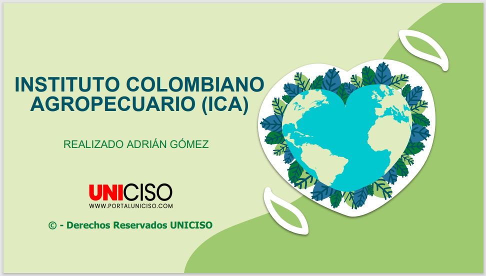 INSTITUTO COLOMBIANO AGROPECUARIO (ICA)